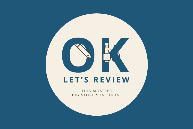 OK, Let’s Review: April Recap